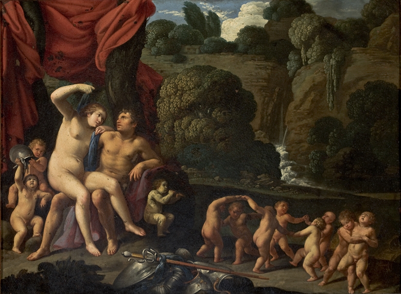 Venus And Mars by Carlo Saraceni, c.1605
